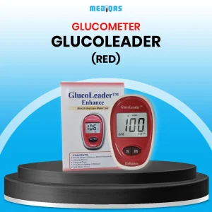 Glucoleader(Red) Blood Glucose Test Monitor(Original)