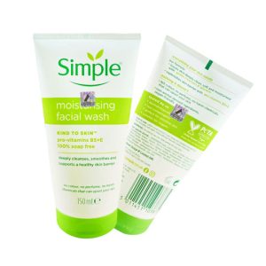 Simple Moisturising Facial Wash Gel UK 150ml